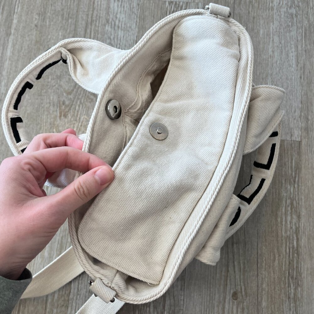Womens Zara "Always Be Yourself" Cream Bag - Picture 5 of 7